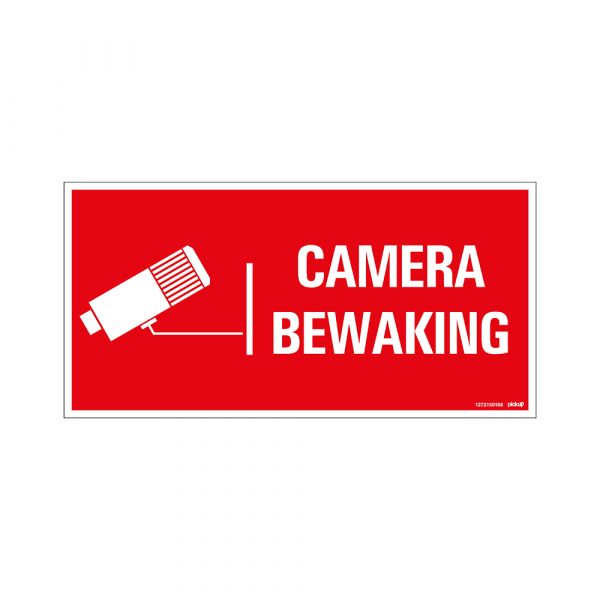 Bord camerabewaking - 150x300 mm.