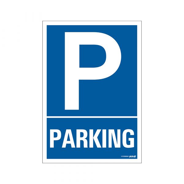 Bord p parkeerplaats - 230x330 mm.