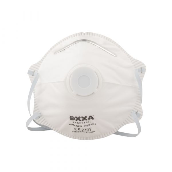 Stofmasker oxxa ffp2 met ventiel 10 stuks