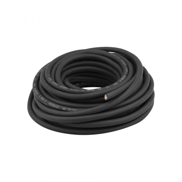 Huishoudkabel 3x1,0 zwart 10 meter