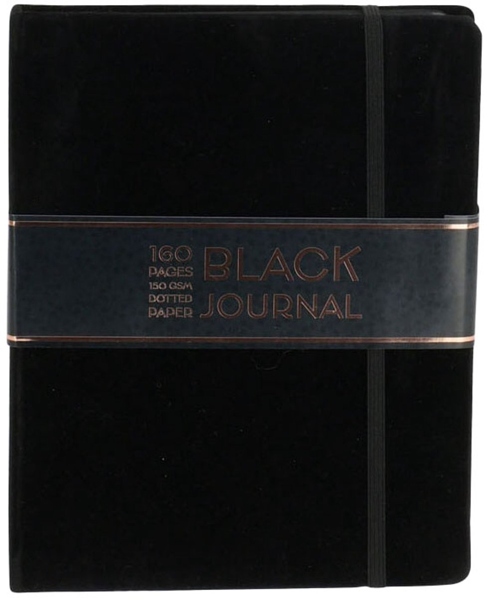 Koopman bulletjournal zwart notitieboek 17x22cm creatief speelgoed.