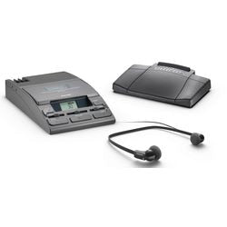 Dicteerapparaat philips lfh0720t netvoeding hoofdtelefoon voetschakelaar