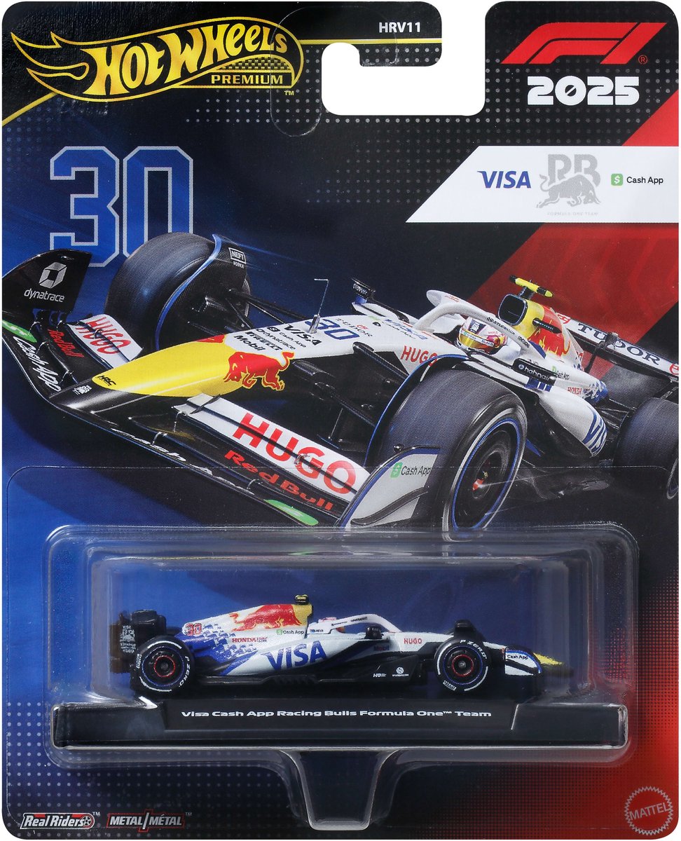 Hot wheels premium visa cash app racing bulls formula one team (