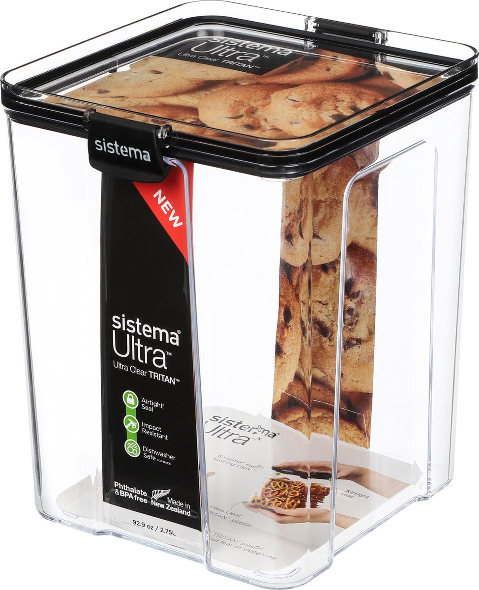 Sistema ultra vierkante voorraaddoos - 2.75l