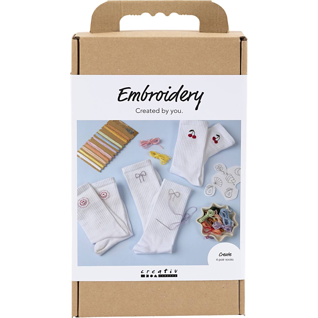 Https: www.cchobby.nl hobbyset-borduurwerk-sokken-wit-1-doos