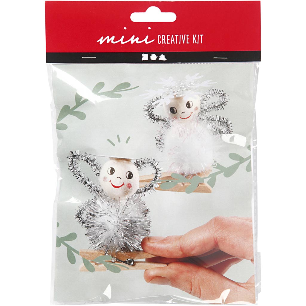 Mini Creatieve Kit Engelen Knijpers