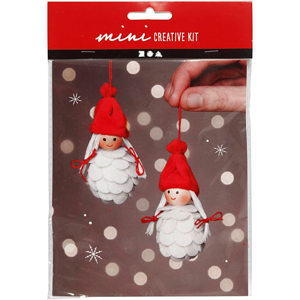 Creativ company creatieve minikit kerstelvenhangers maken
