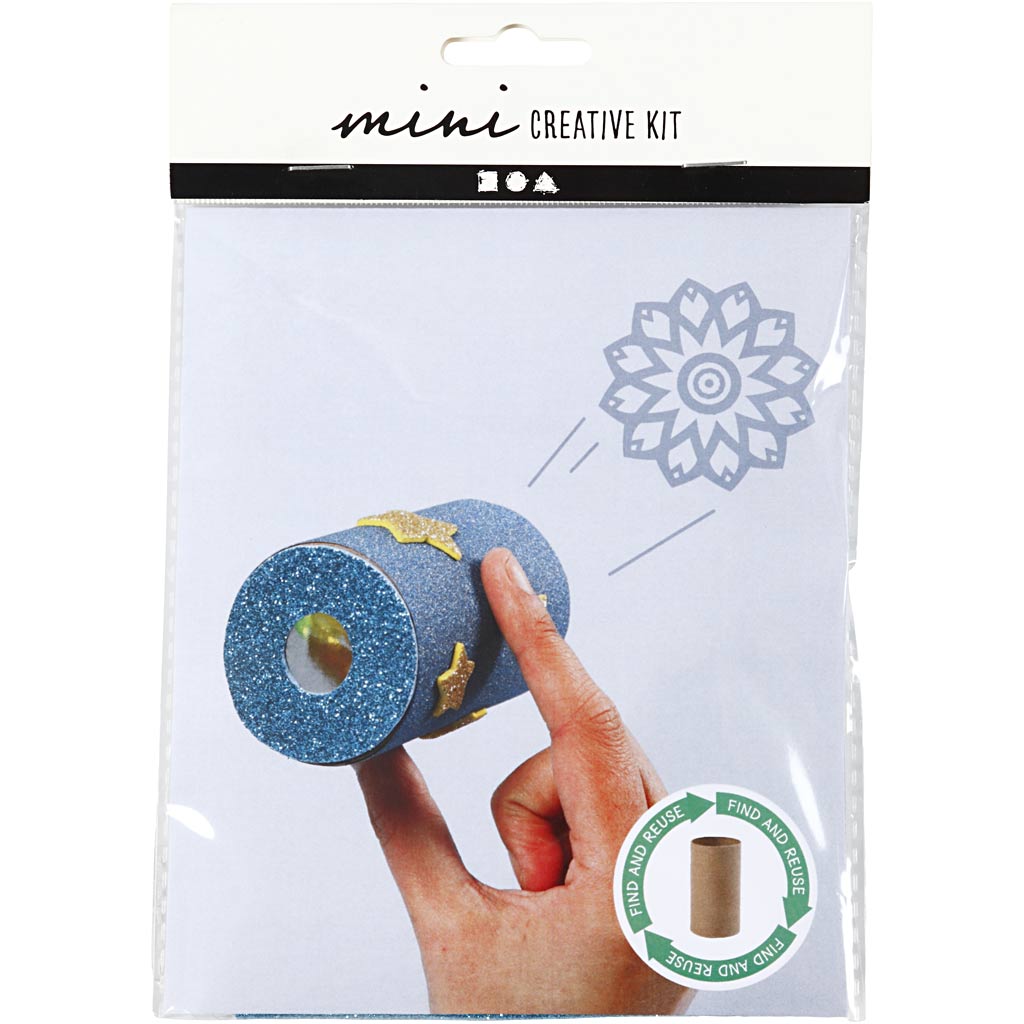 Creativ company mini creatieve kit toiletrol caleidoscoop