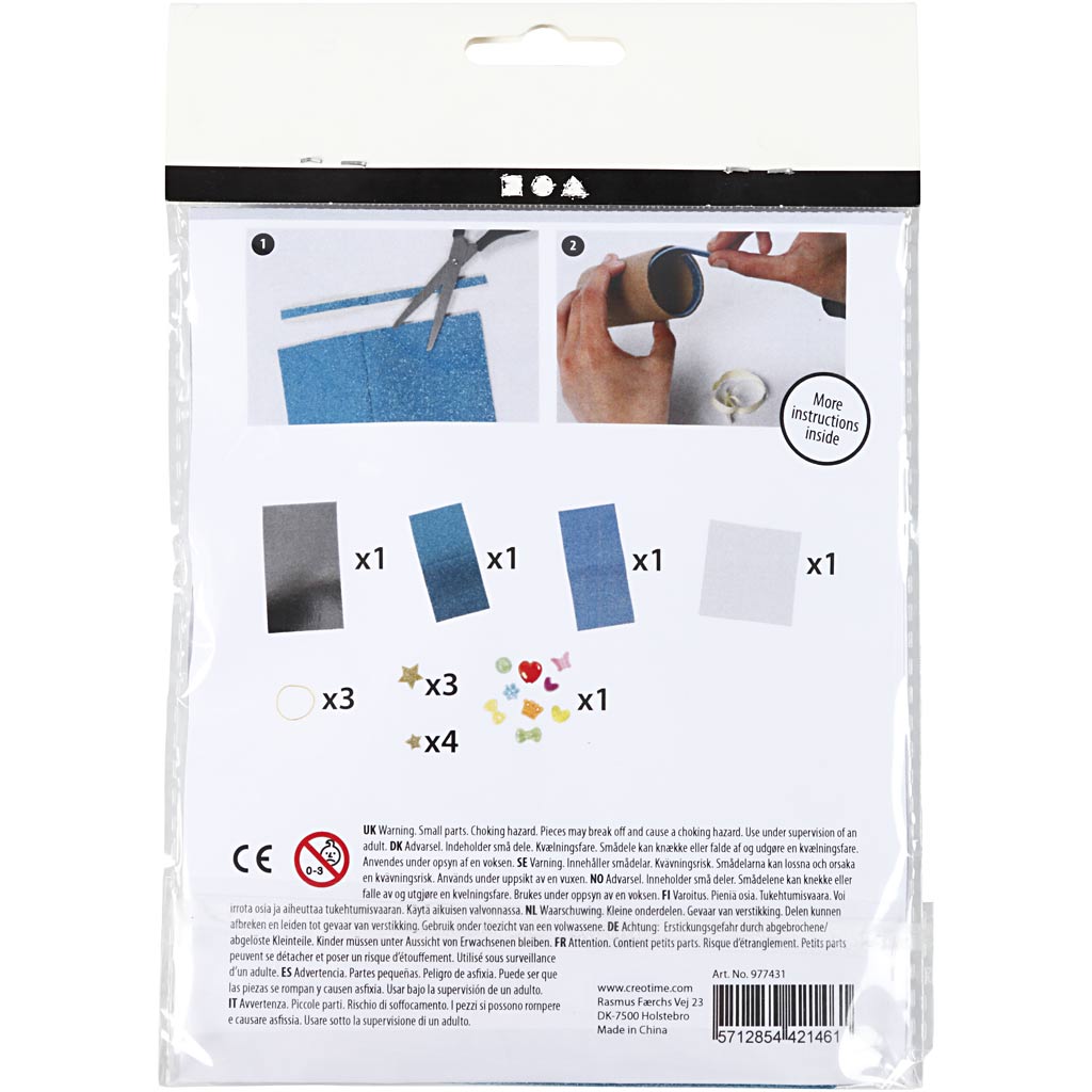 Creativ company mini creatieve kit toiletrol caleidoscoop