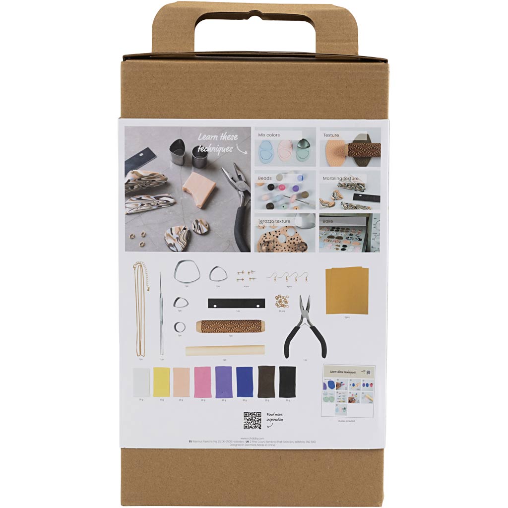 Creatief bedrijf starter hobbyset sieraden maken klei