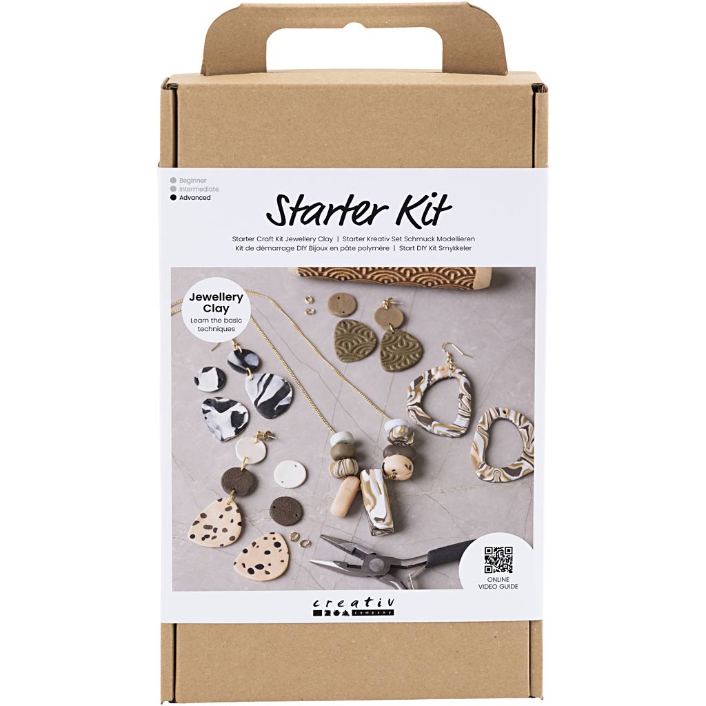Creatief bedrijf starter hobbyset sieraden maken klei