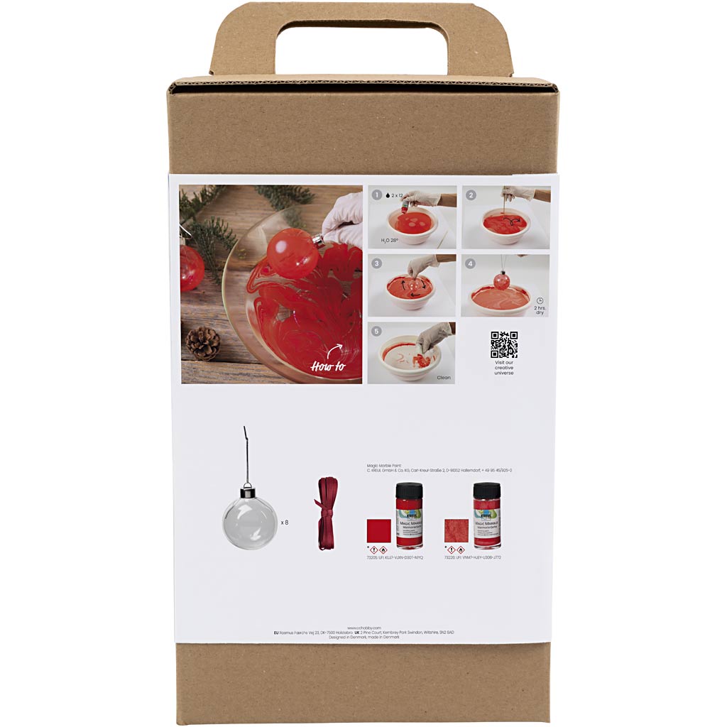 Creativ company https: www.cchobby.nl hobbyset-kerstballen-marmeren-1-doos