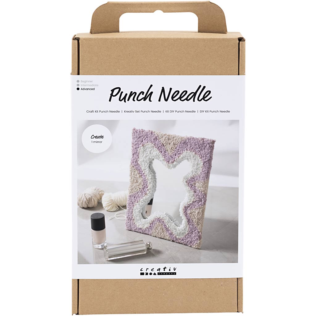 Creativ company hobbyset punchnaald spiegelformaat