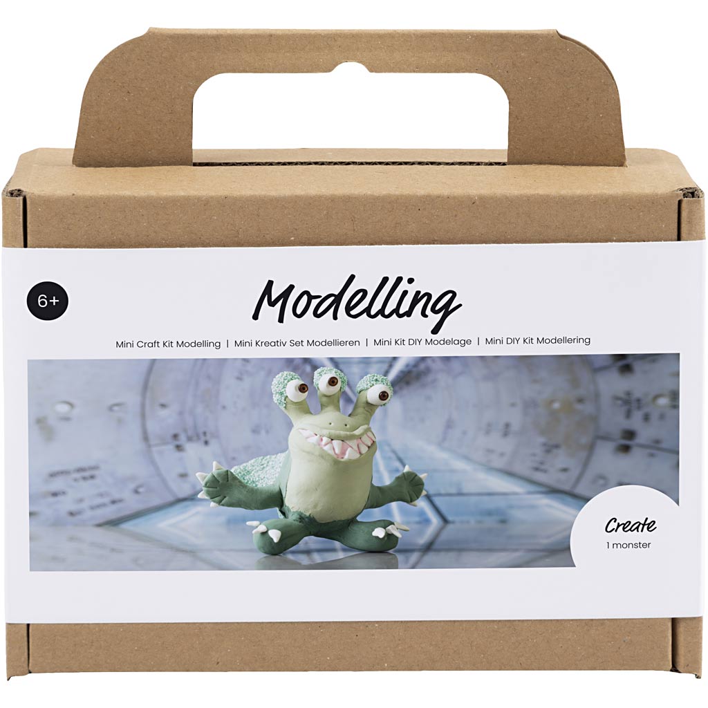 Https: www.cchobby.nl mini-hobbyset-boetseren-monster-lulu-lichtgroen-donkergroen-1-doos