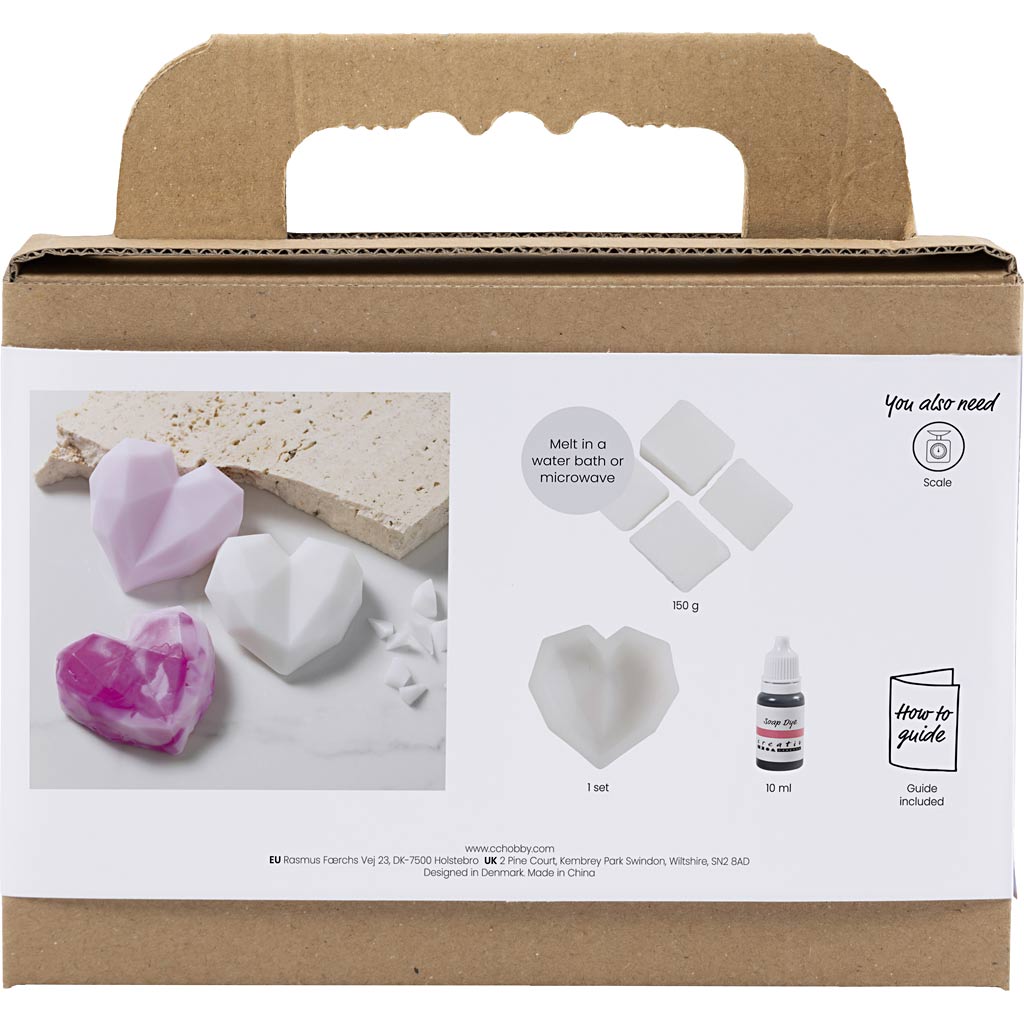 Creativ company https: www.cchobby.nl mini-hobbyset-zeep-maken-harten-roze-1-doos