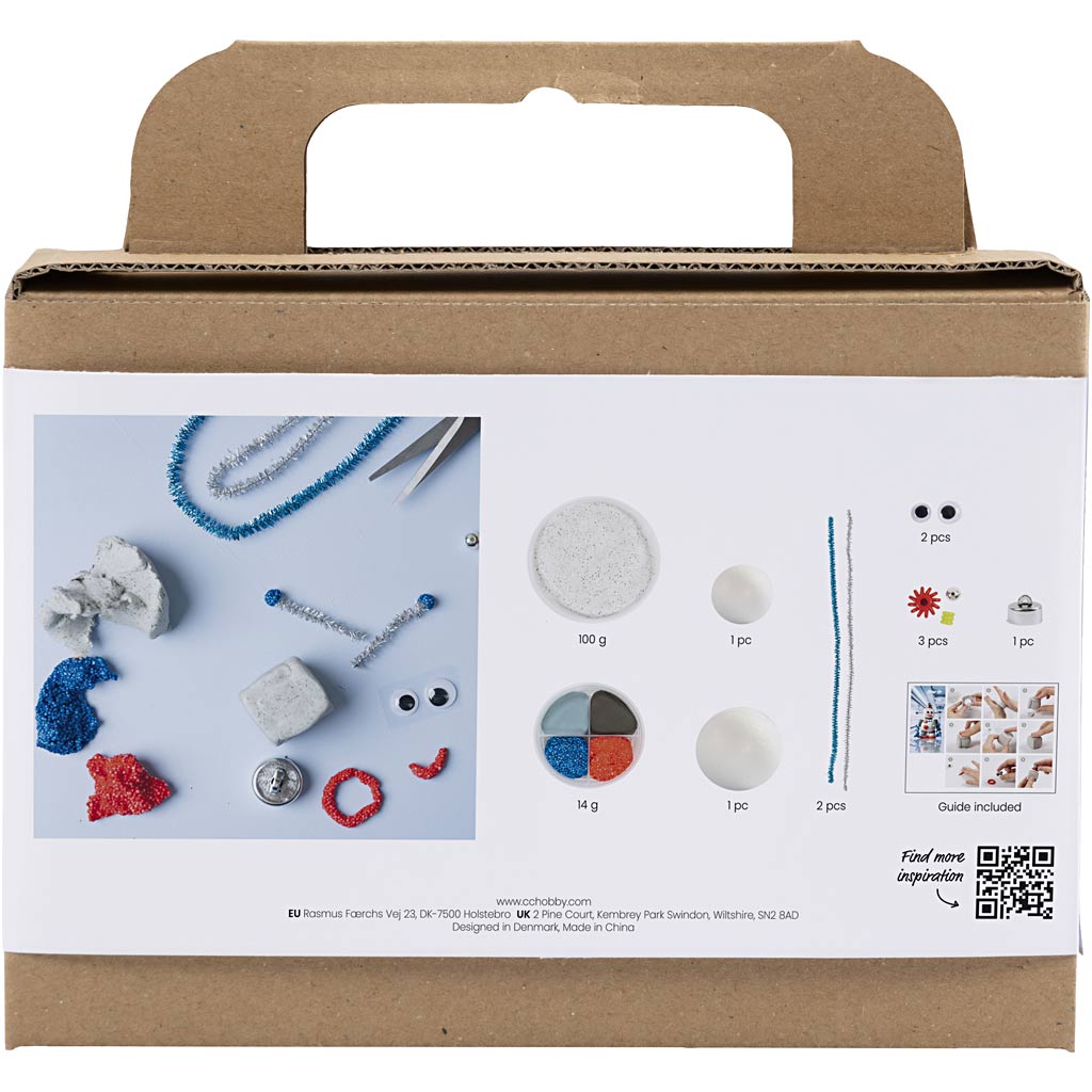 Creativ company https: www.cchobby.nl mini-hobbyset-boetseren-robot-blauw-grijs-rood-1-doos