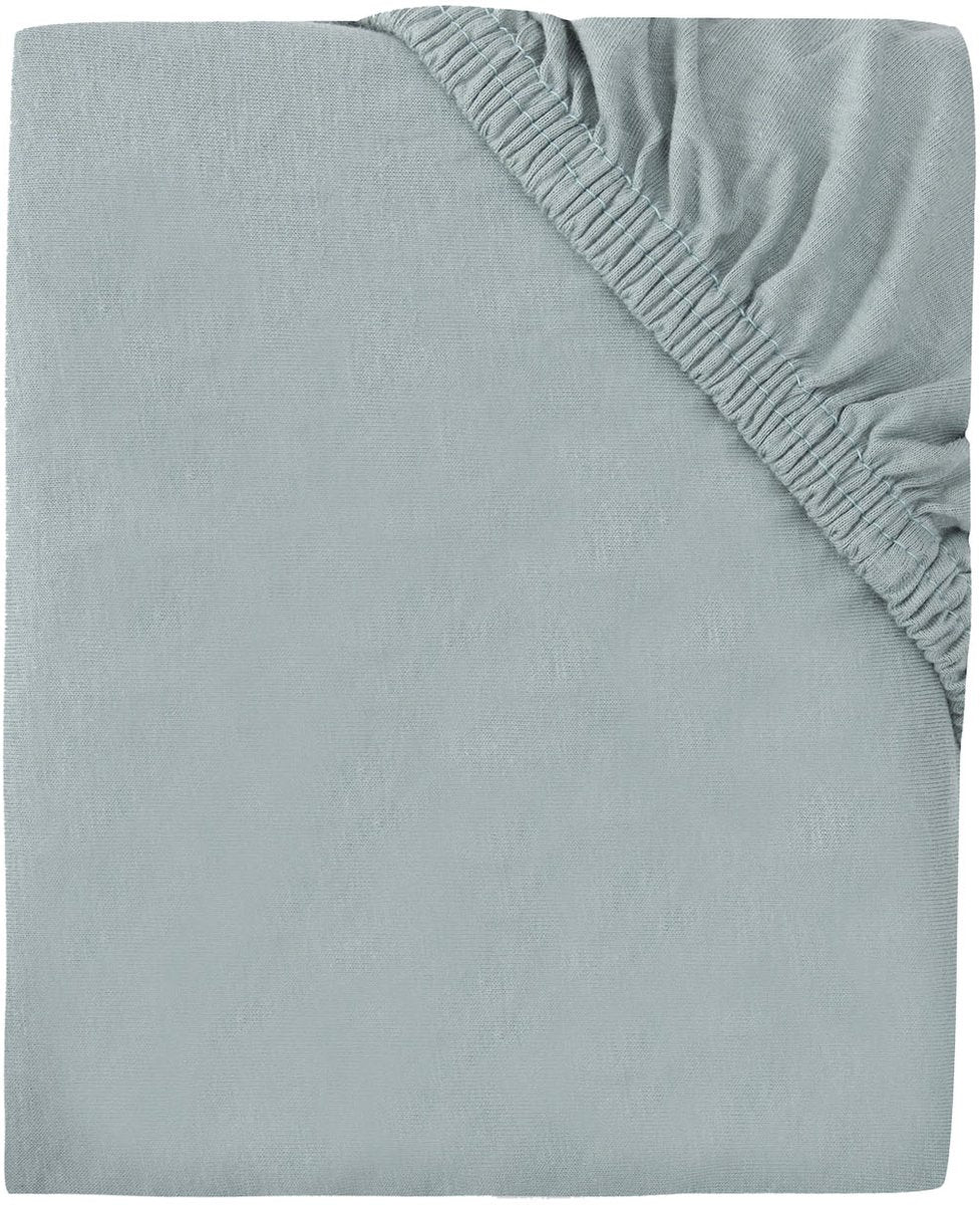 Jollein hoeslaken - jersey - 60 x 120 cm - sea green