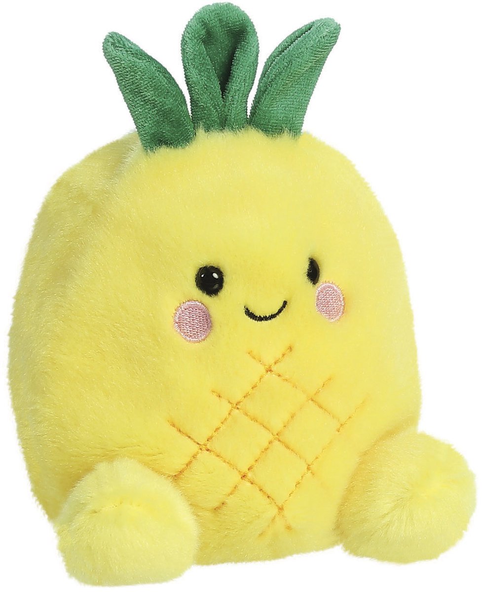 Aurora palm pals pineapple knuffel - 13 cm
