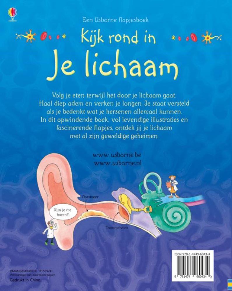 Wpg uitgevers kijk rond in je lichaam. 6+