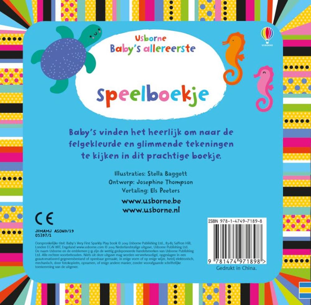Baby'sallereerste glitterspeelboekje