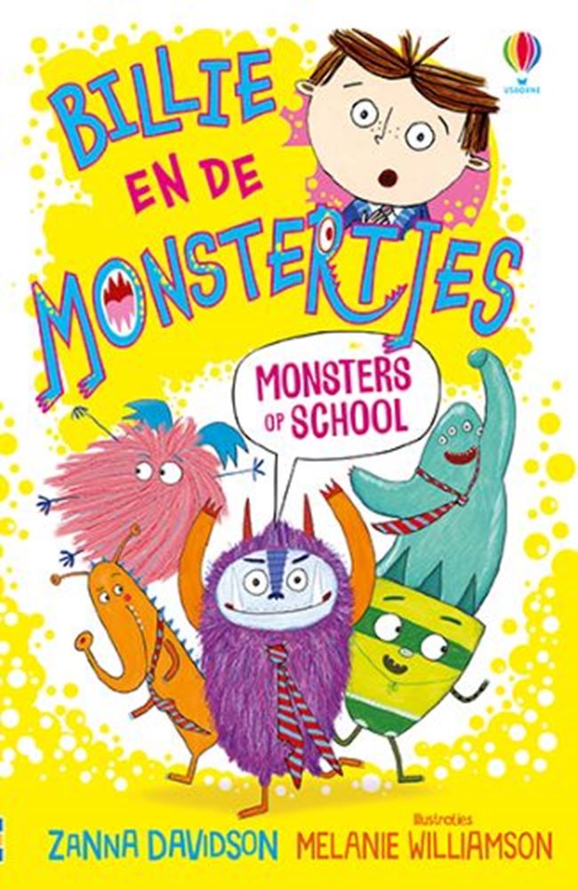 Billie en de monstertjes, in het donker.
