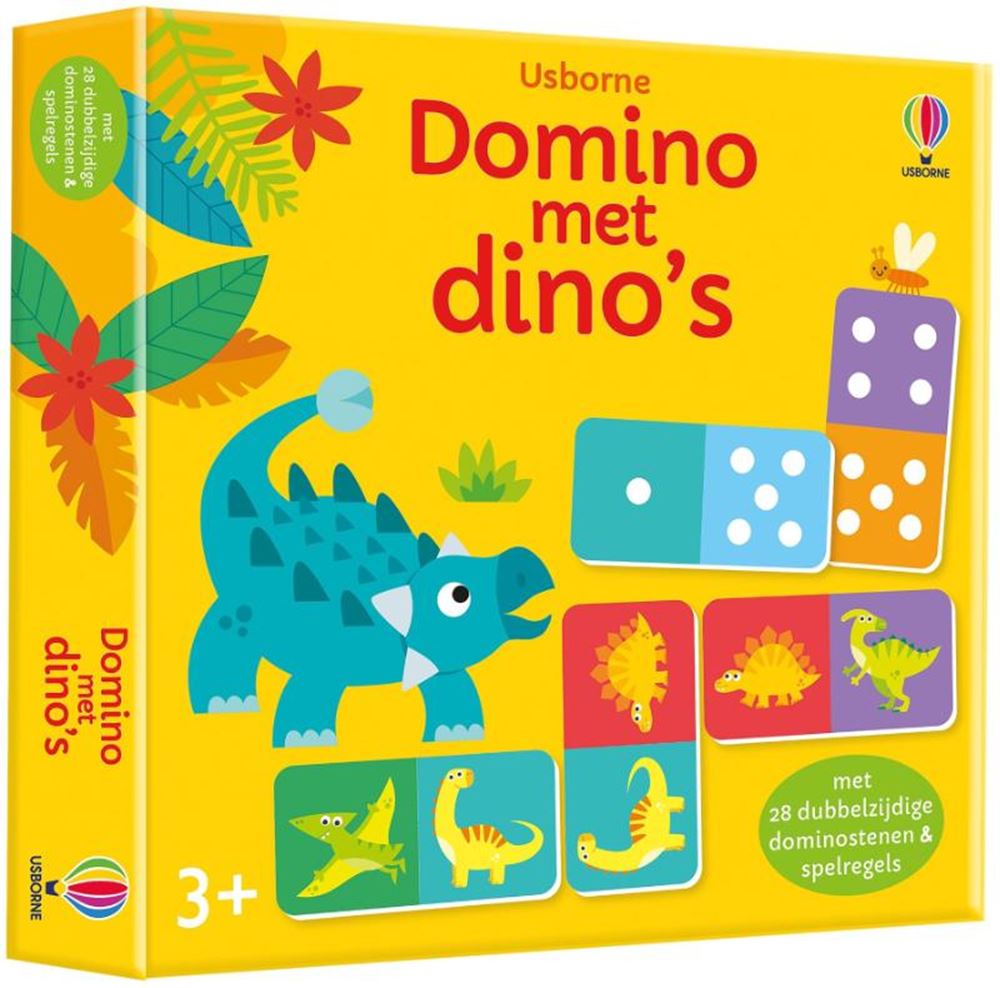 Domino met dino's. 3+