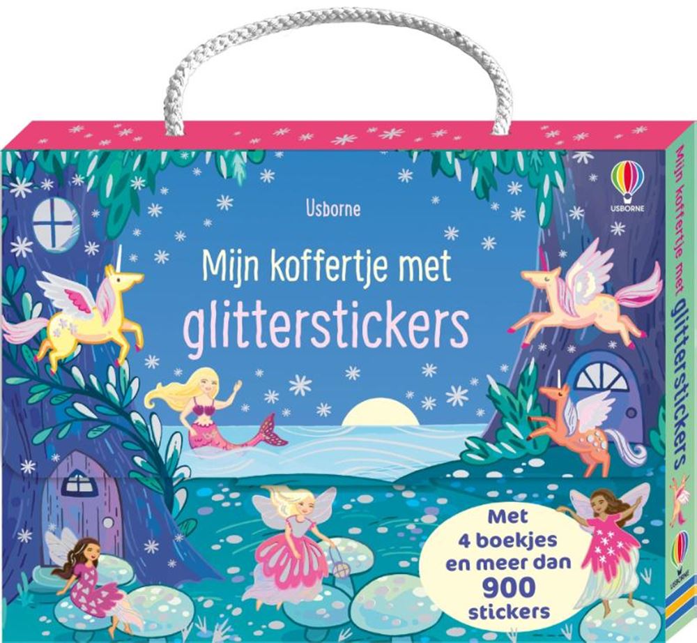 Mijn koffertje met glitterstickers 3+