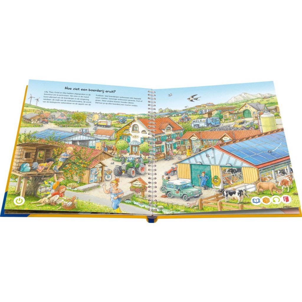 Ravensburger tiptoi boek ontdek de boerderij