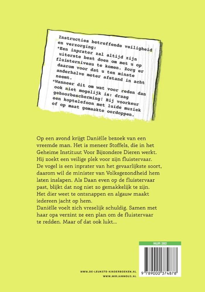 Pas op voor de fluistervaar! 6+