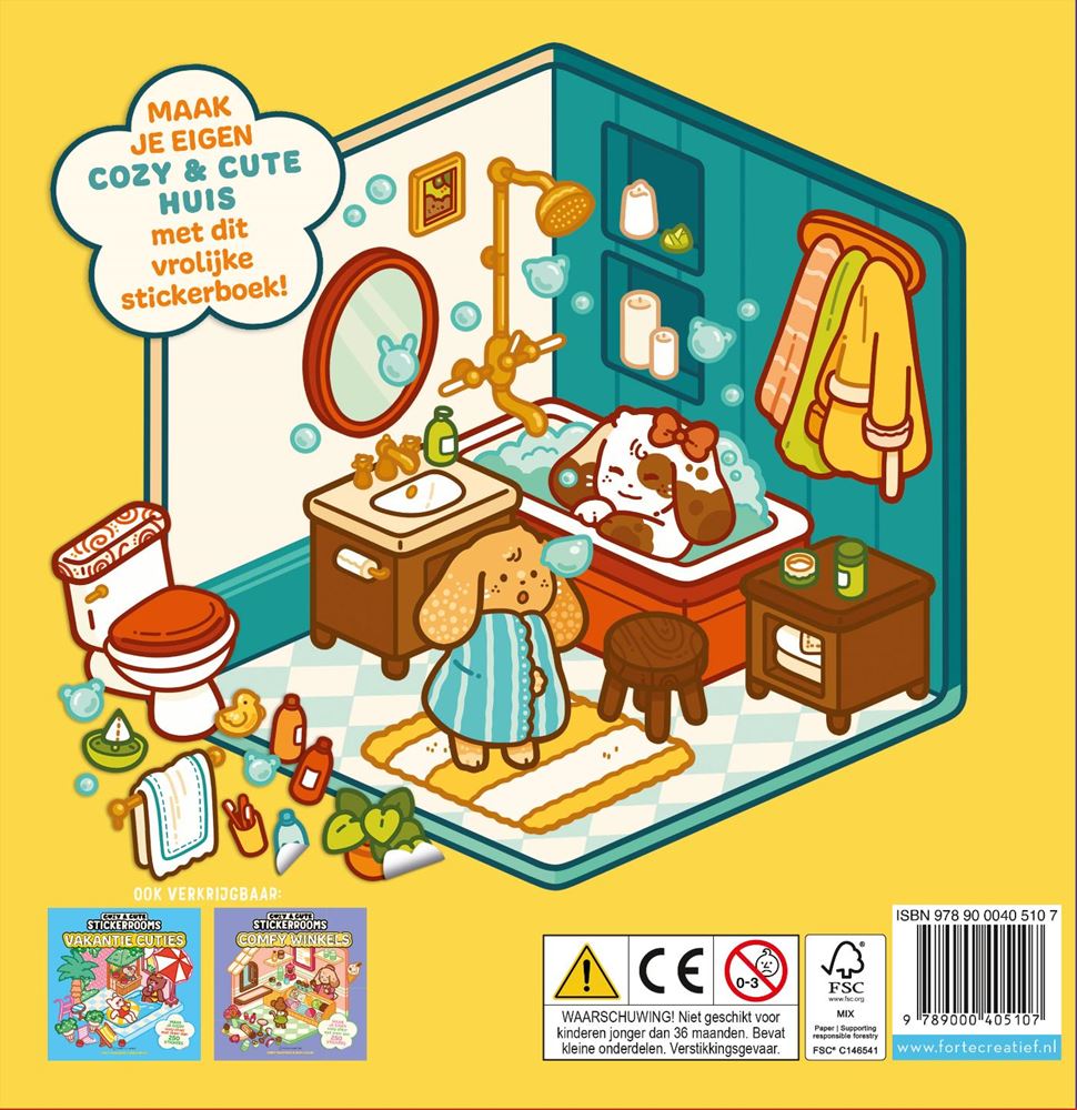 Cozy stickerboek happy huis -