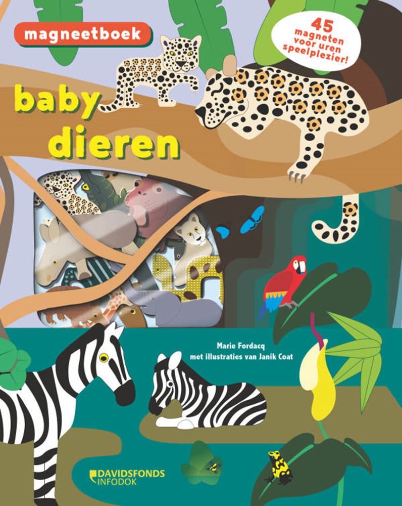 Babydieren (magneetboek). 3+