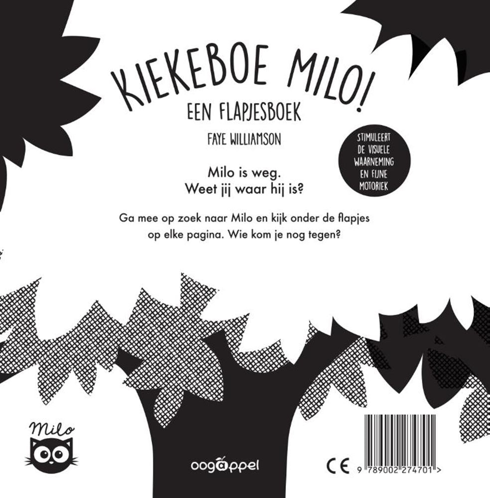 Flapjesboek: kiekeboe milo! 1+