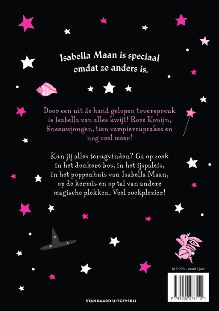 Isabella maan, zoekboek. 7+