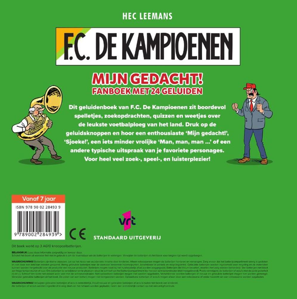 Mijn gedacht! fanboek met 24 geluiden 7+
