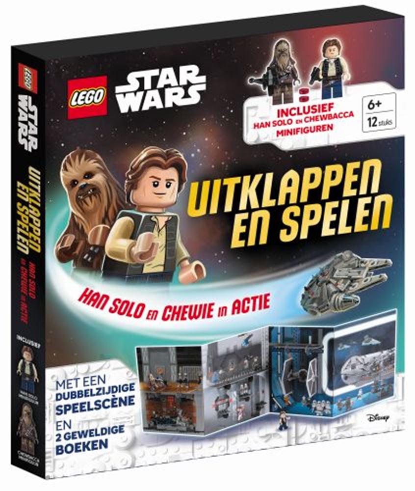 Uitklappen en spelen: han solo en chewie