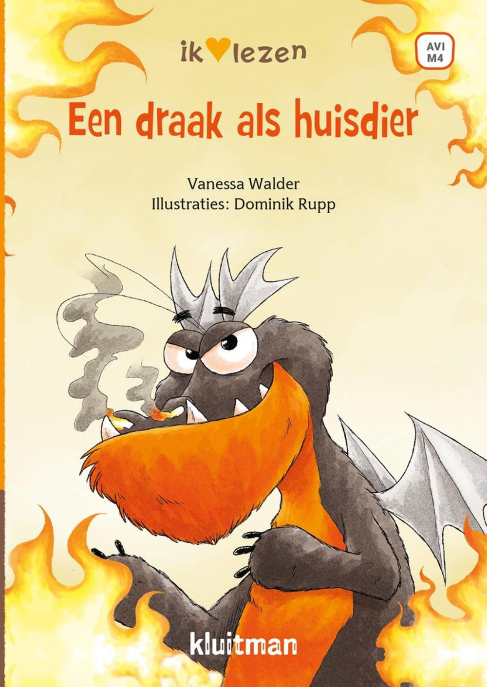 Kluitman ik hou van lezen - een draak als huidier avi-m4