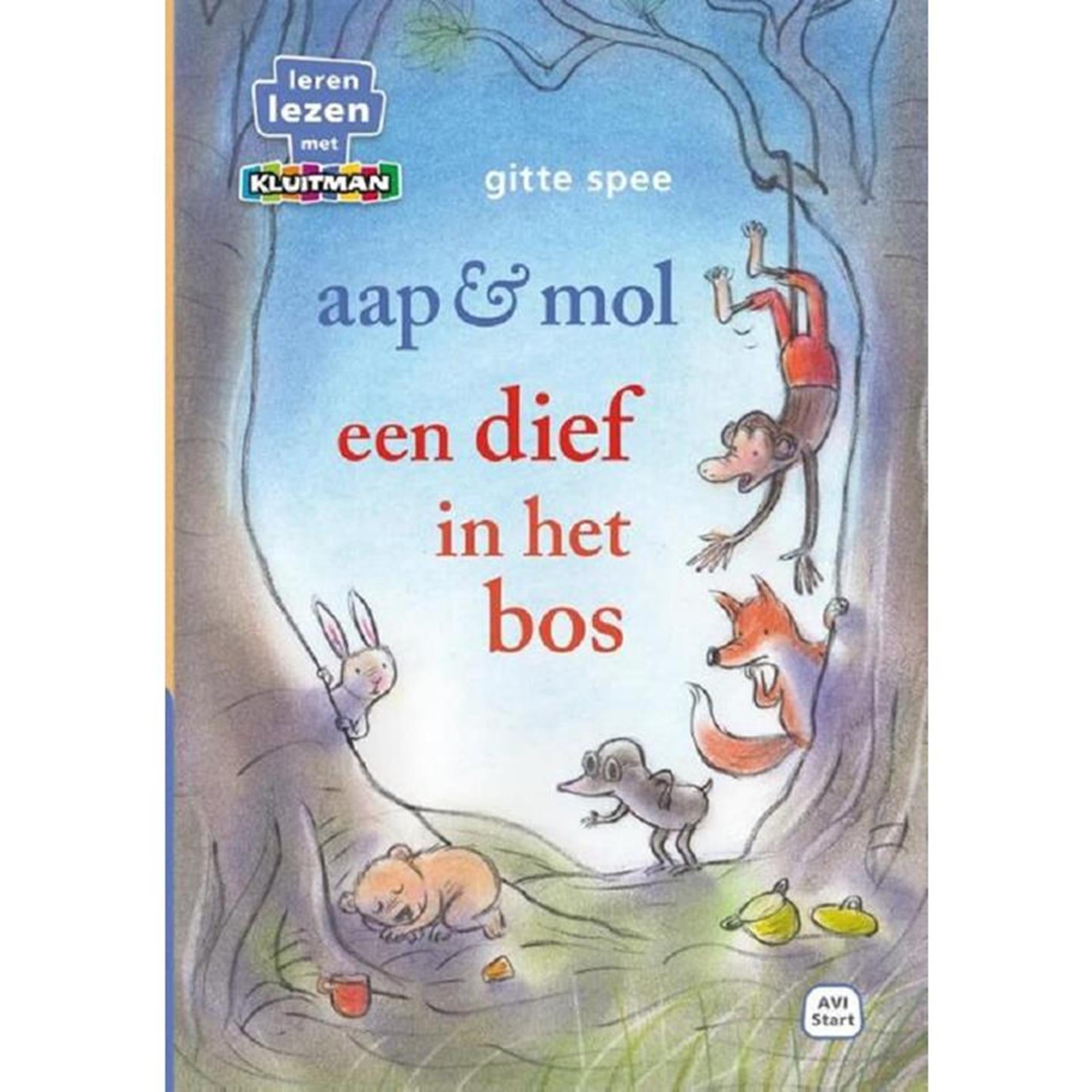 Kluitman aap mol - een dief in het bos