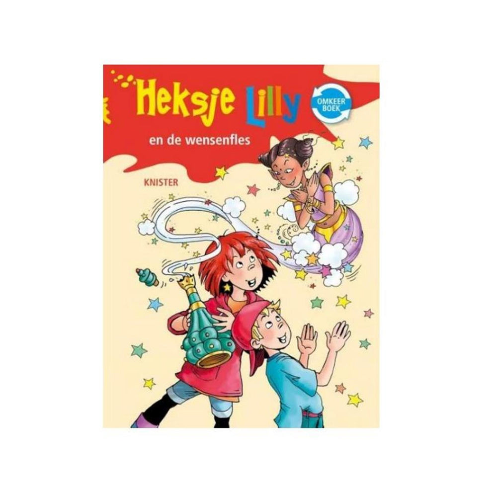 Kluitman heksje lilly en de vampier met de wiebeltanden de wensenfles omkeerboek