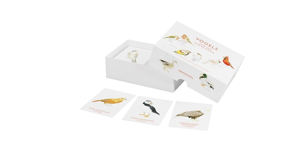 Vogels zoek een paar bij elkaar. spel