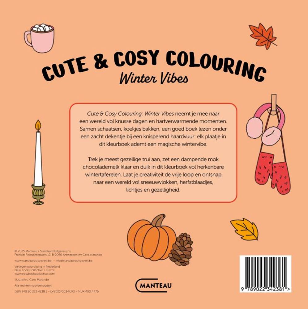 Cute cosy colouring. winter vibes.