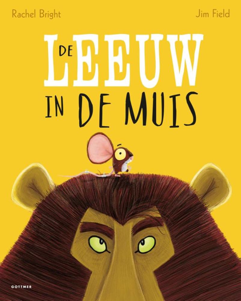 Gouden boek de leeuw in de muis. prenten