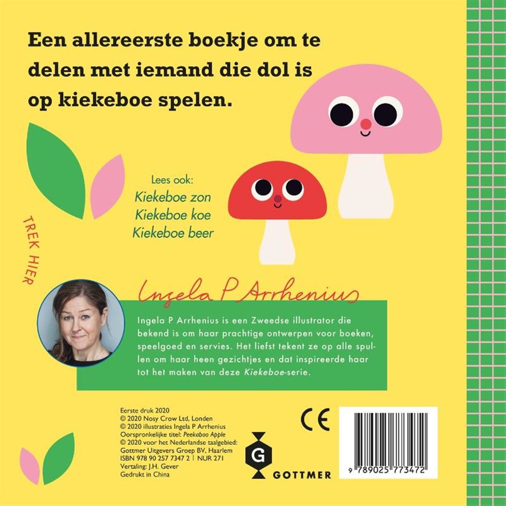 Gottmer uitgevers groep schuifboekje: kiekeboe appel. 1+