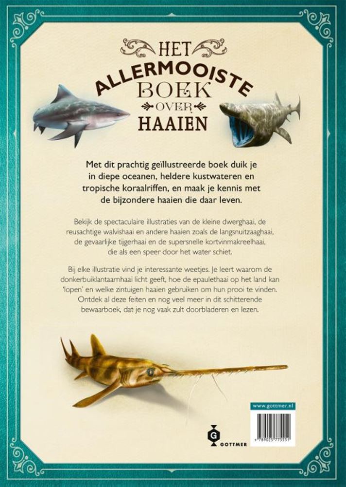 Het allermooiste boek over haaien.
