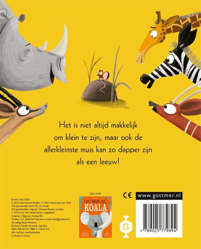 Gottmer uitgevers groep kartonboekje de leeuw in de muis