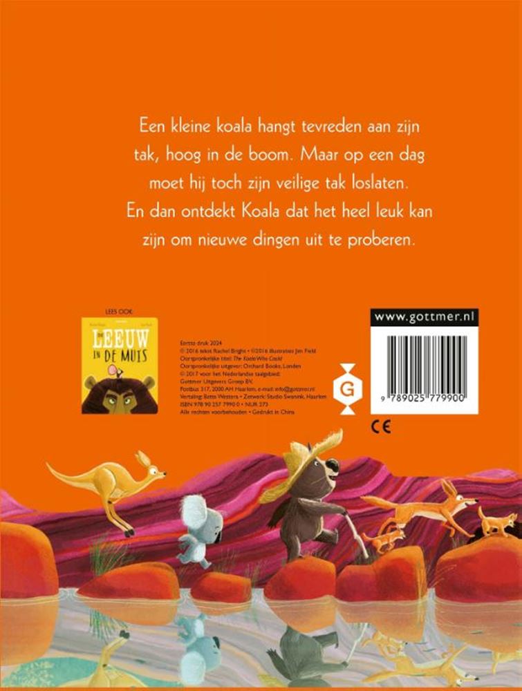 Gottmer uitgevers groep kartonboekje laat maar los, koala