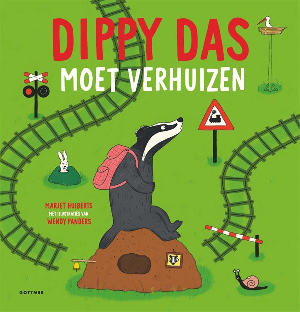 Prentenboek: dippy das moet verhuizen.