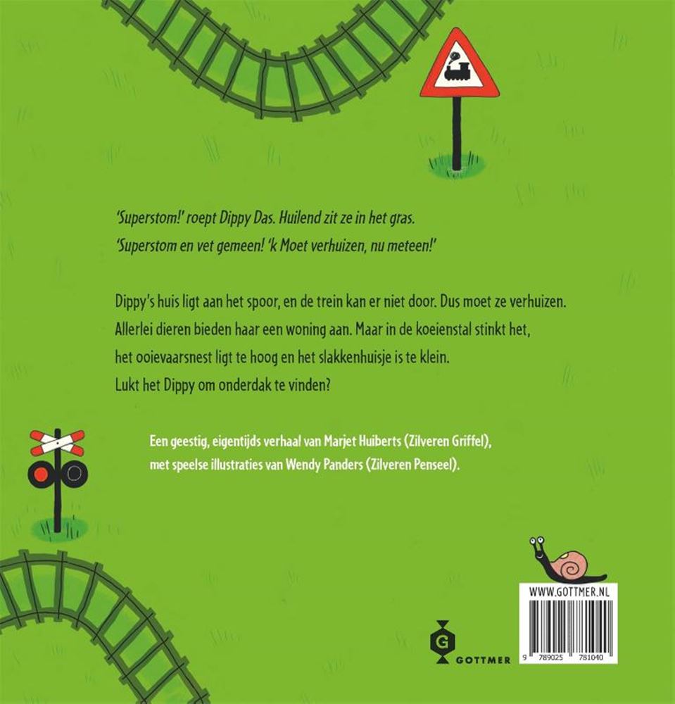 Prentenboek: dippy das moet verhuizen.