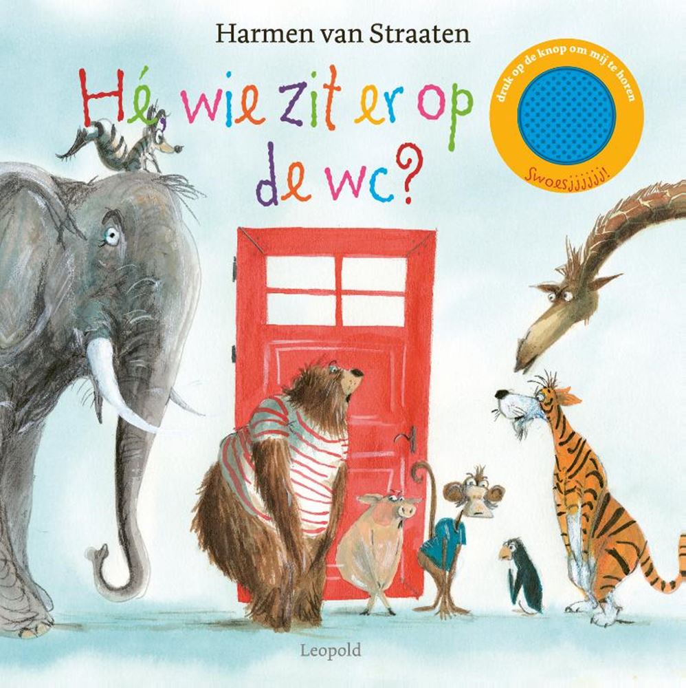 Hé, wie zit er op de wc? met geluid