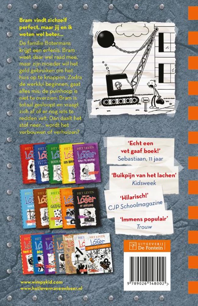 Leven van een verliezer 14 totaal gesloopt - kinderboek