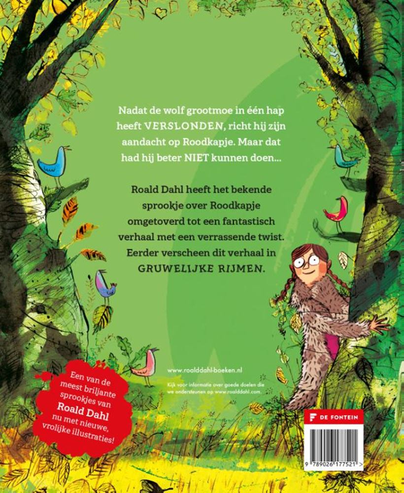 Roald dahl: roodkapje en de wolf 3+